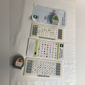 Circut Celebrate With Flourish And Home Decor Lot